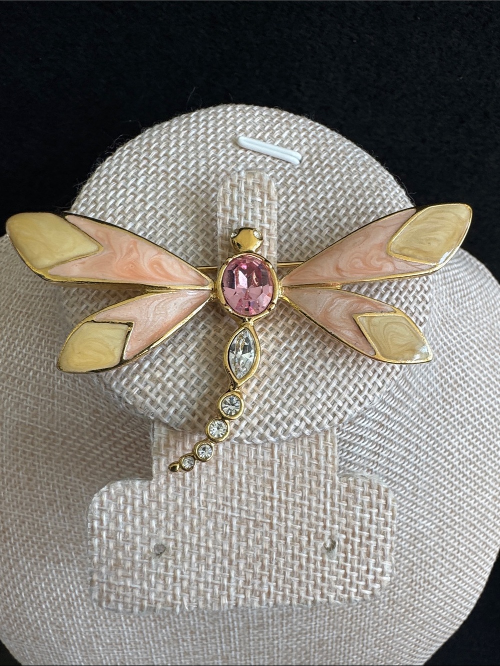 VTG KJL for Avon Dragonfly Brooch
